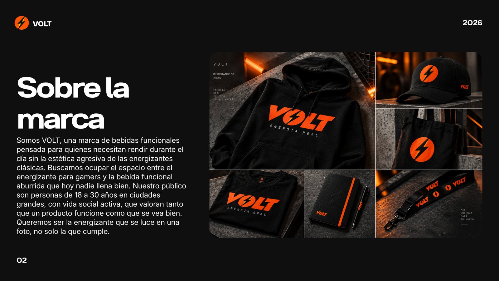 Guía de marca VOLT, página 3: Sobre la marca