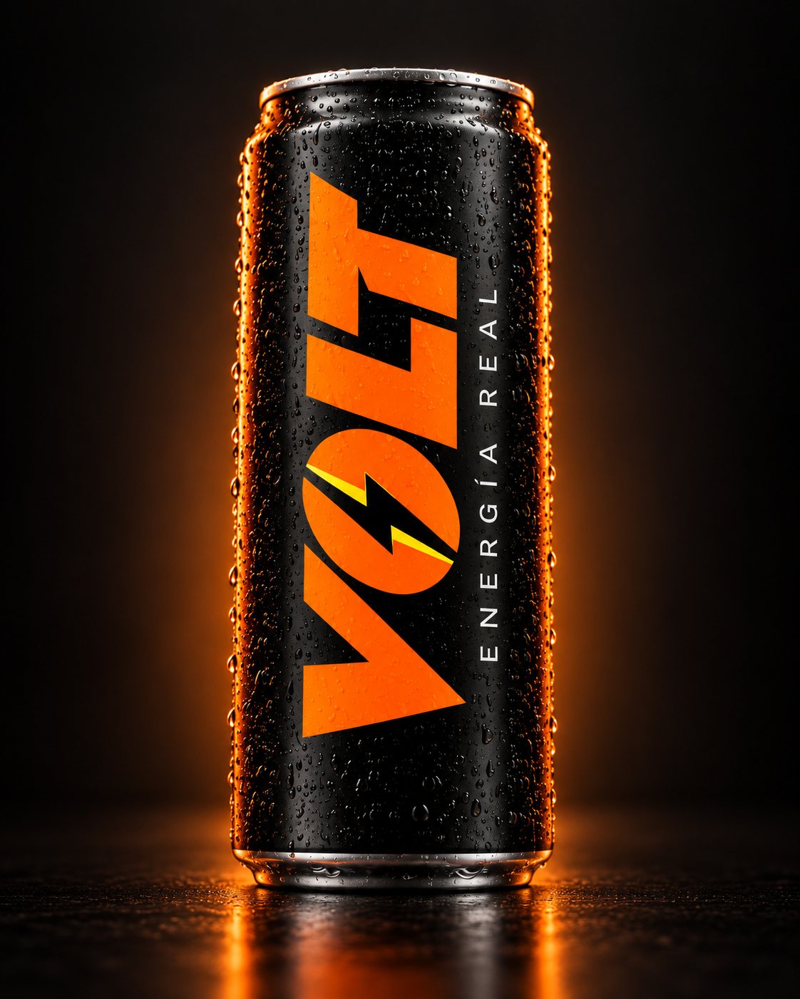 Lata Classic con luz naranja